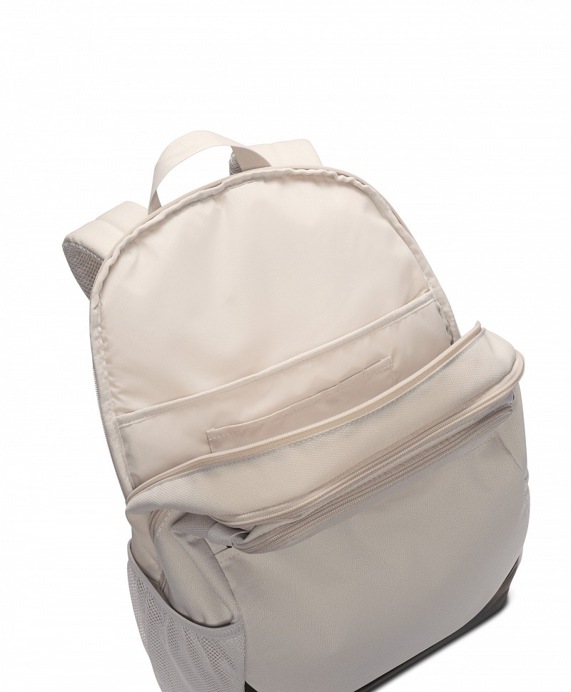 NIKE BRASILIA MEDIUM BACKPACK LIGHT BONE/BLACK