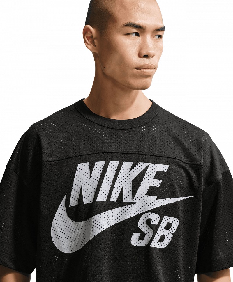 NIKE SB MESH FOOTBALL JERSEY BLACK/WHITE