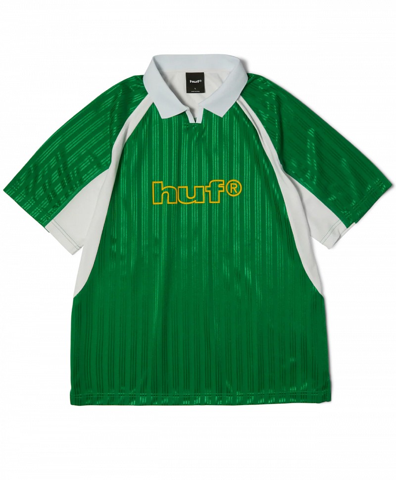 HUF SIDELINE SOCCER JERSEY CLOVER