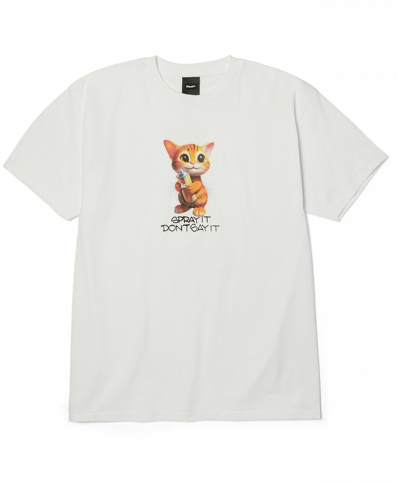 HUF SPRAY IT TEE WHITE
