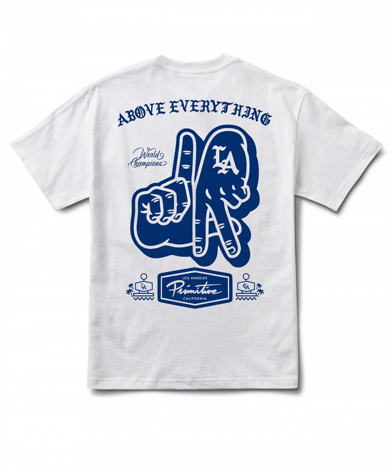 PRIMITIVE GAME DAY HEAVYWEIGHT TEE WHITE