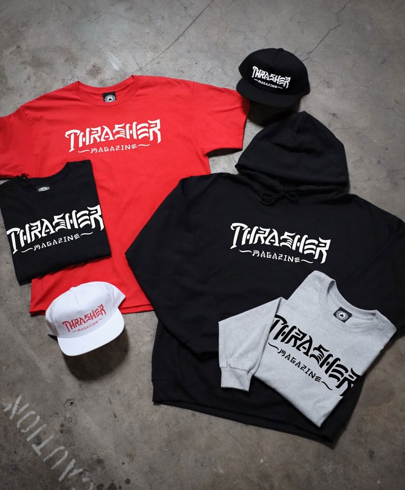 THRASHER THRASH & DESTROY TEE BLACK