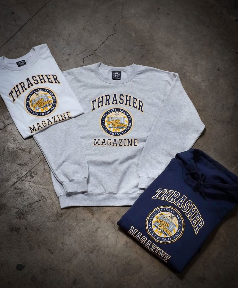 THRASHER DROPOUT TEE WHITE