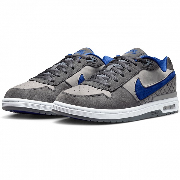 NIKE SB AIR LOW 'P-ROD' DODGERS FLINT GREY/DEEP ROYAL BLUE