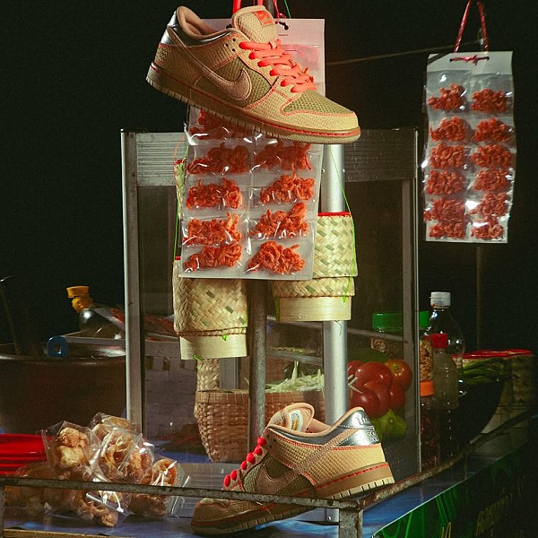 NIKE SB DUNK LOW PRO 'SOM TUM' CANVAS/VACHETTA TAN-PARACHUTE BEIGE