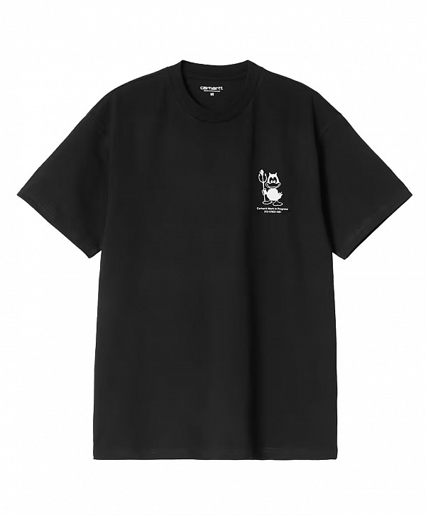 CARHARTT WIP BUMPER CAR TEE BLACK