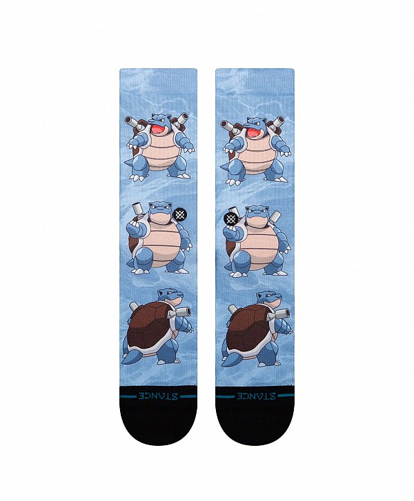 STANCE X POKEMON BLASTOISE CREW SOCKS BLUE