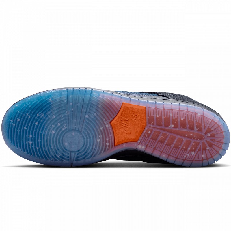 NIKE SB DUNK LOW PRO X BLUETILE BLACK/MARINA/WHITE/CAMPFIRE ORANGE