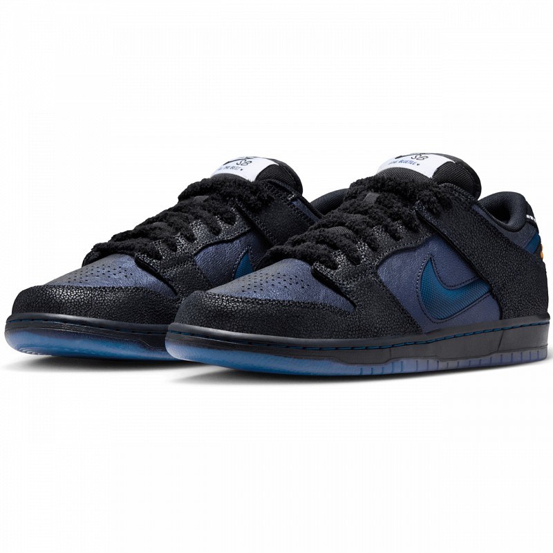 NIKE SB DUNK LOW PRO X BLUETILE BLACK/MARINA/WHITE/CAMPFIRE ORANGE