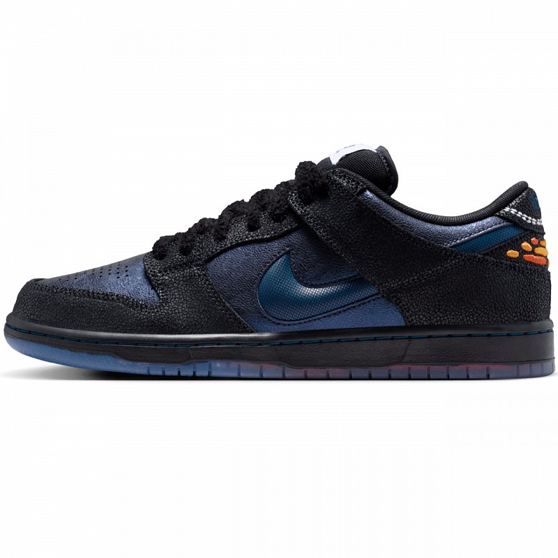 NIKE SB DUNK LOW PRO X BLUETILE BLACK/MARINA/WHITE/CAMPFIRE ORANGE