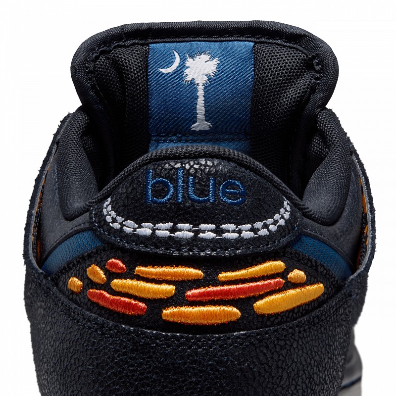 NIKE SB DUNK LOW PRO X BLUETILE BLACK/MARINA/WHITE/CAMPFIRE ORANGE