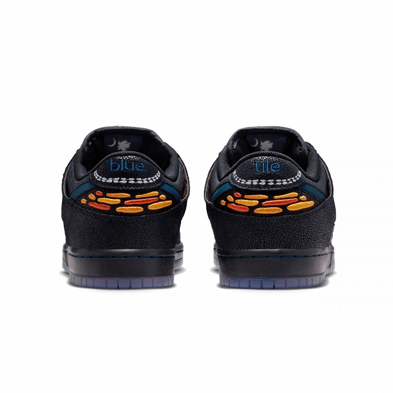 NIKE SB DUNK LOW PRO X BLUETILE BLACK/MARINA/WHITE/CAMPFIRE ORANGE