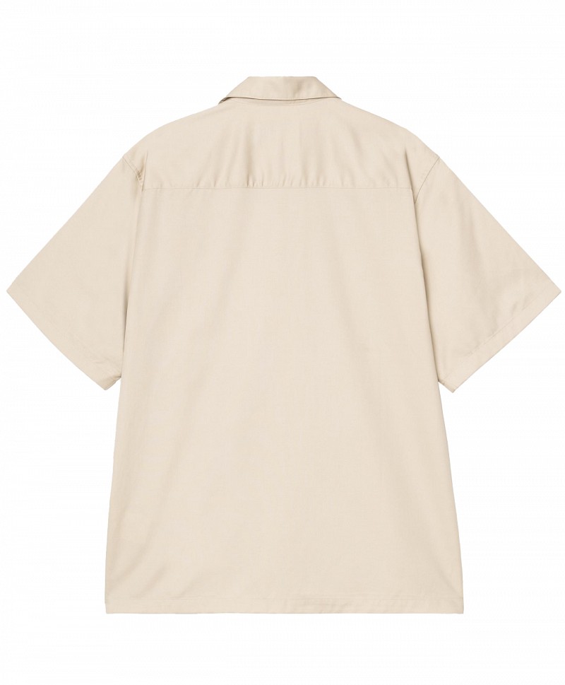CARHARTT WIP DELRAY SHIRT STONE/WHITE