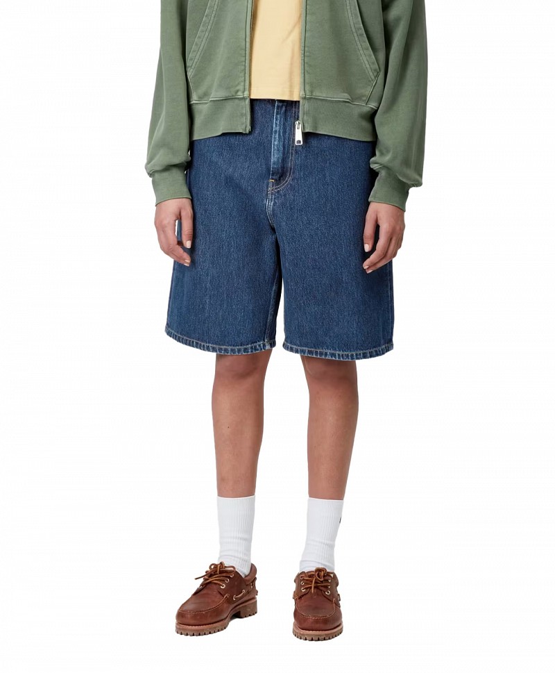 CARHARTT WIP WOMENS BRANDON SHORT BLUE STONE WASHED