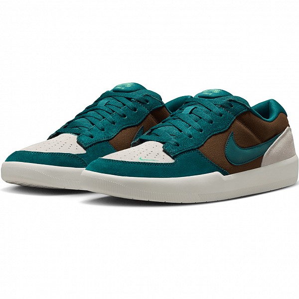 NIKE SB FORCE 58 MOSSWOOD BROWN/GEODE TEAL-LIGHT OREWOOD BROWN
