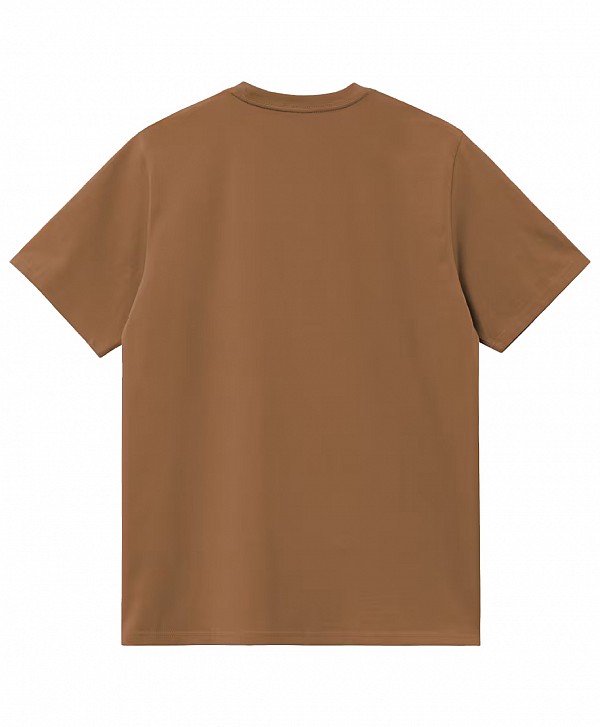 CARHARTT WIP POCKET TEE WIP H BROWN