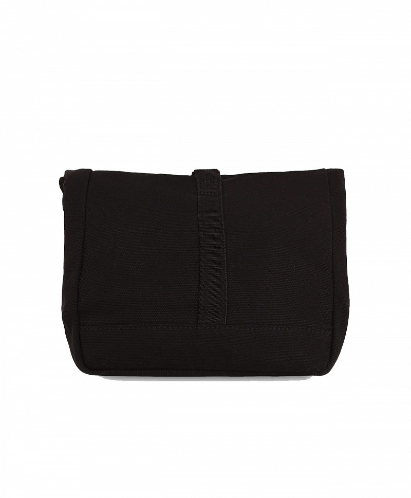 DICKIES LAKE SITE CANVAS WASH BAG BLACK