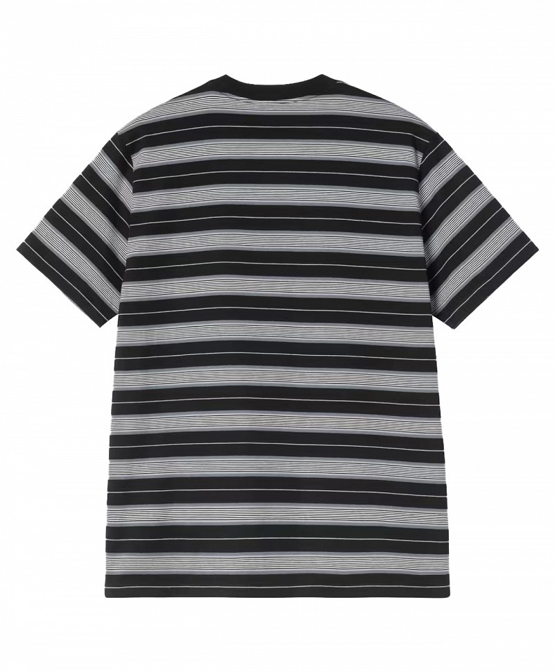 CARHARTT WIP BRONSON TEE BRONSON STRIPE/BLACK