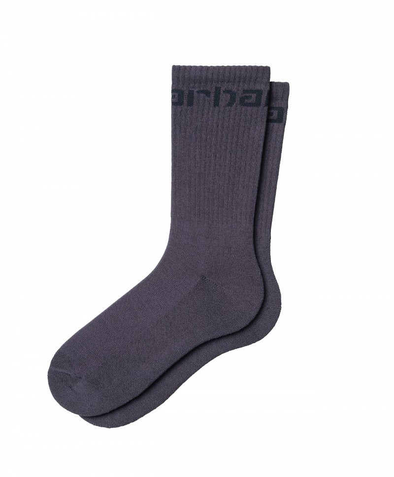 CARHARTT WIP SOCKS SHADY PURPLE/DARK NAVY