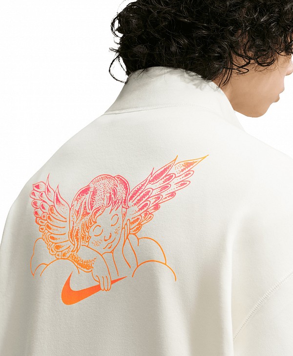 NIKE SB FC PACK HALF-ZIP SAIL