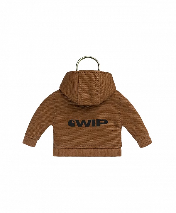CARHARTT WIP ACTIVE JACKET KEYCHAIN HAMILTON BROWN
