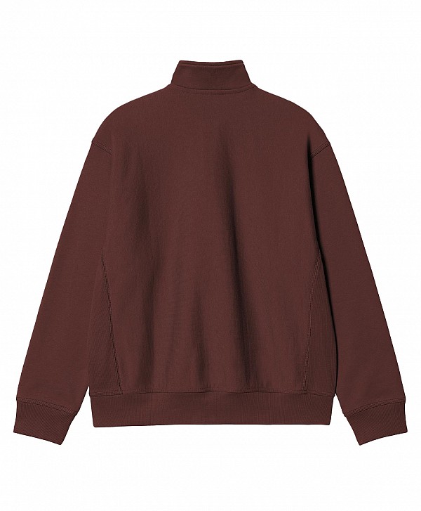 CARHARTT WIP AMERICAN SCRIPT HALF-ZIP AMARONE