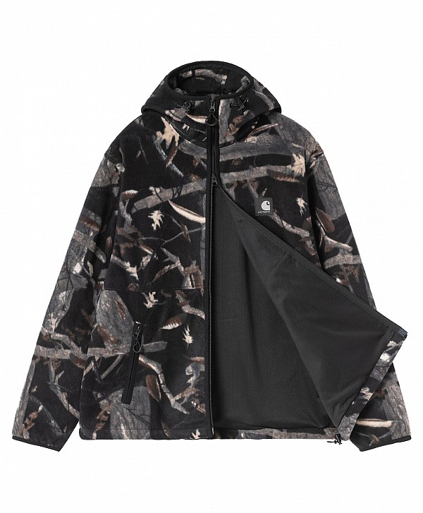 CARHARTT WIP BLEVIN LINER CAMO FEATHER TREE/BLACK