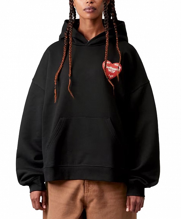 CARHARTT WIP WOMEN'S HARTT HOOD BLACK