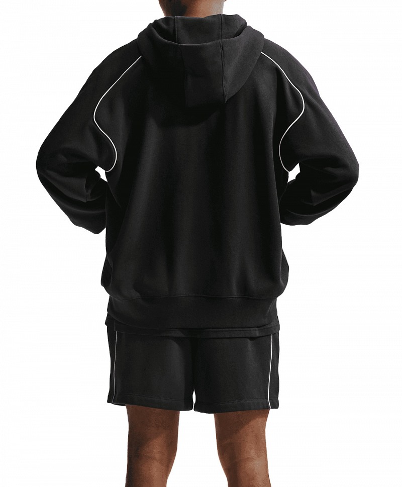 NIKE SPORTSWEAR AIR ZIP HOOD BLACK/WHITE