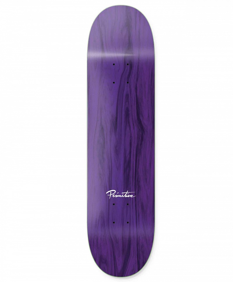 PRIMITIVE SILVAS BUTTERFLY SPECTRA SKATE DECK 8.5 BLACK