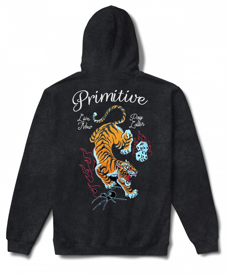 PRIMITIVE BIG CITY HEAVYWEIGHT HOOD BLACK