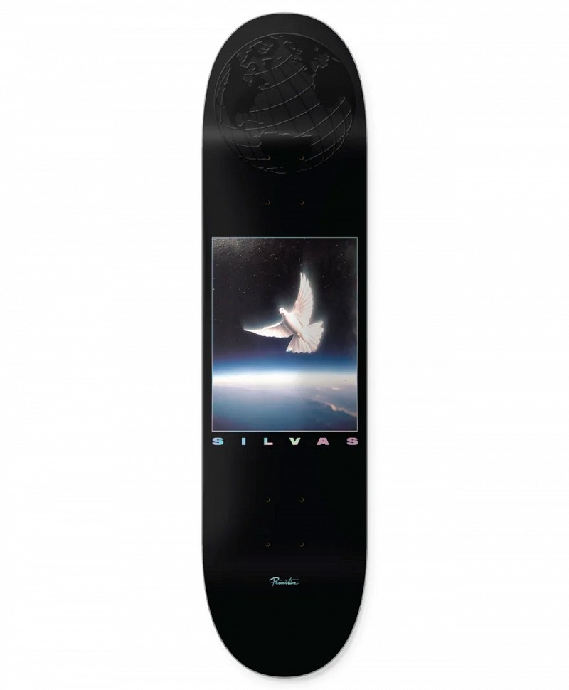 PRIMITIVE SILVAS ABOVE SKATE DECK 8.25 BLACK