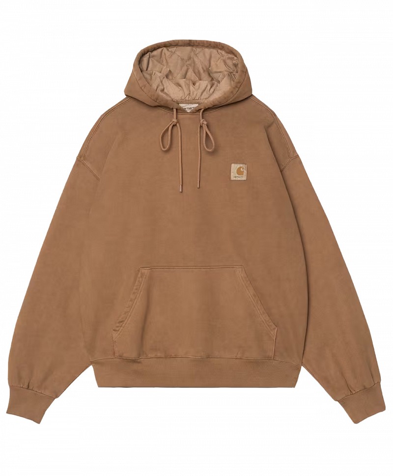 CARHARTT WIP VISTA HOOD WIP H BROWN GARMENT DYED