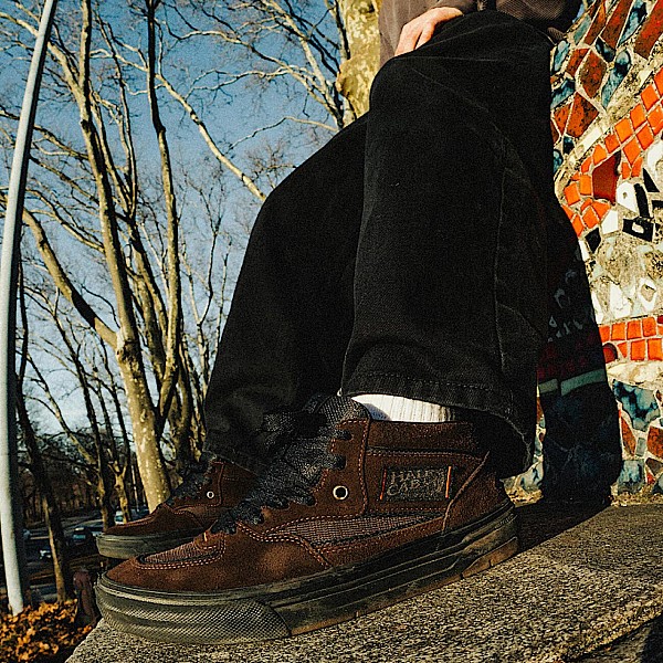 VANS X DICK RIZZO SKATE HALF CAB WAFFLECUP BROWN/BLACK
