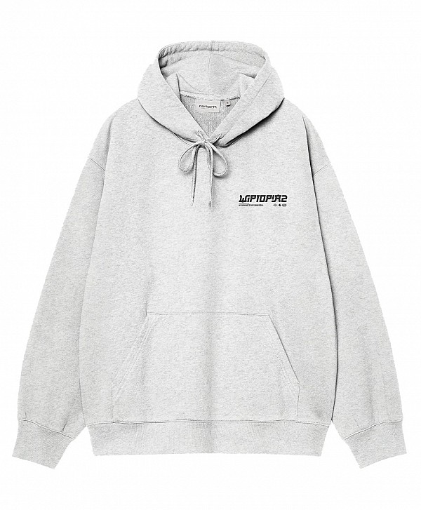 CARHARTT WIP WIPTOPIA II HOOD ASH HEATHER