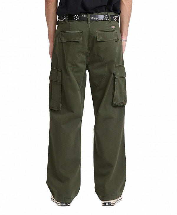 DICKIES 247 LOOSE STRAIGHT GARMENT DYED CARGO PANTS DEEP DEPTHS