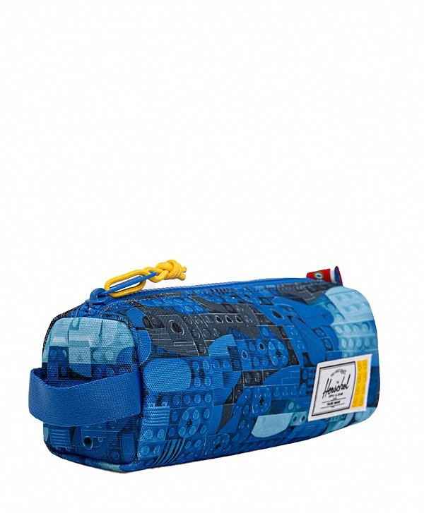 HERSCHEL X LEGO SETTLEMENT PENCIL CASE ABSTRACT BRICK