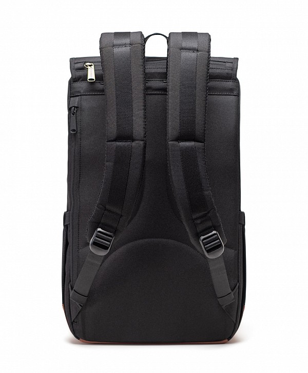 HERSCHEL LITTLE AMERICA BACKPACK PATCHES BLACK