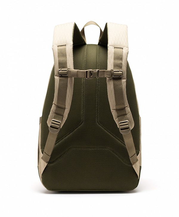 HERSCHEL KINGSTON BACKPACK GRAY GREEN DIAMOND/ WINTER MOSS
