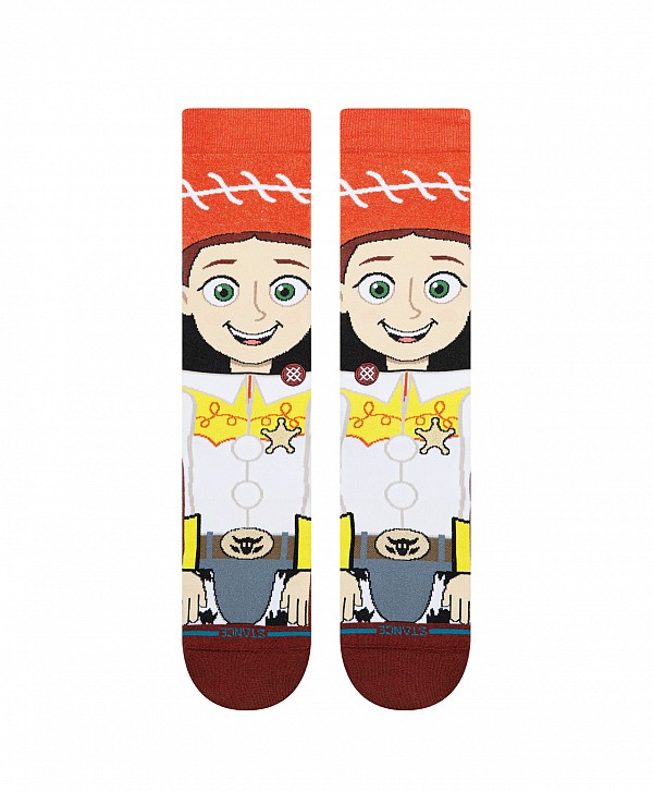 STANCE X TOY STORY 5 JESSIE CREW SOCKS RED