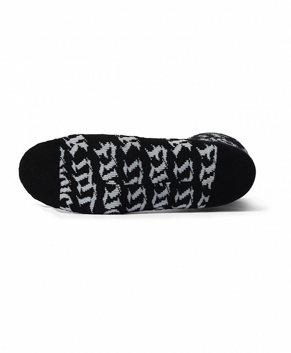 HUF FUCK IT OLD STYLE CREW SOCKS BLACK