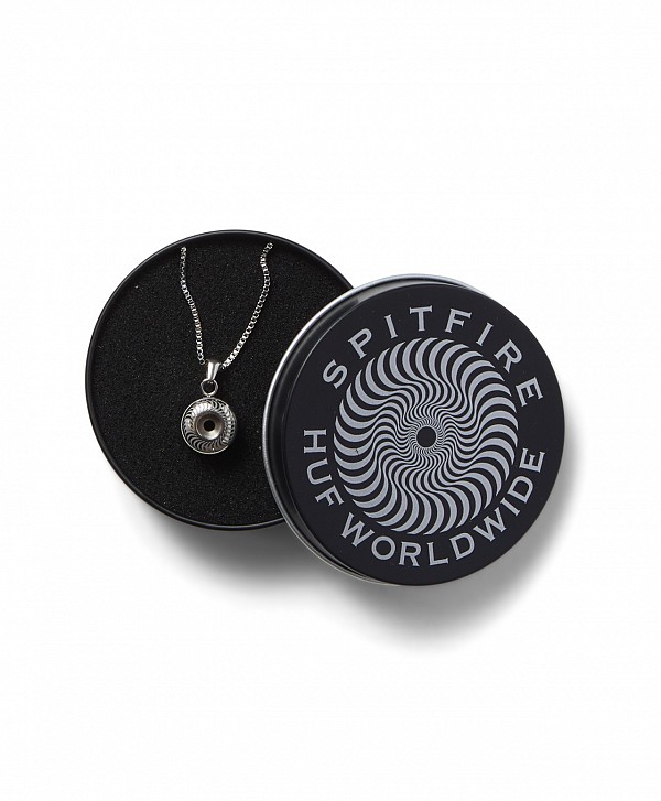 HUF X SPITFIRE CLASSIC PENDANT SILVER