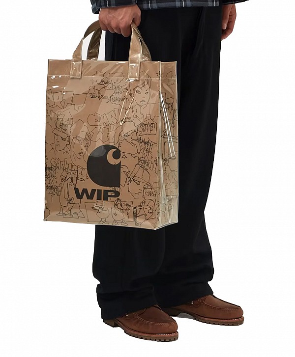 CARHARTT WIP BLINKERFLUID PAPER BAG BROWN
