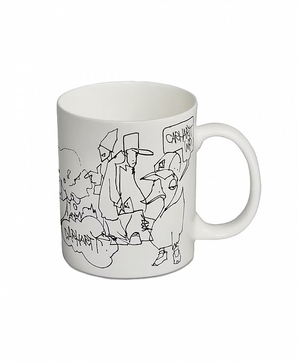 CARHARTT WIP BLINKERFLUID MUG WHITE/BLACK