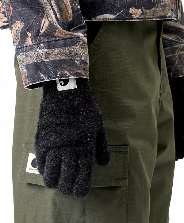 CARHARTT WIP WOMEN'S MAINE GLOVES BLACK/WAX