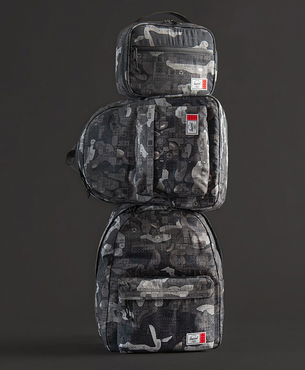 HERSCHEL X LEGO CLASSIC XL BACKPACK ABSTRACT BRICKS