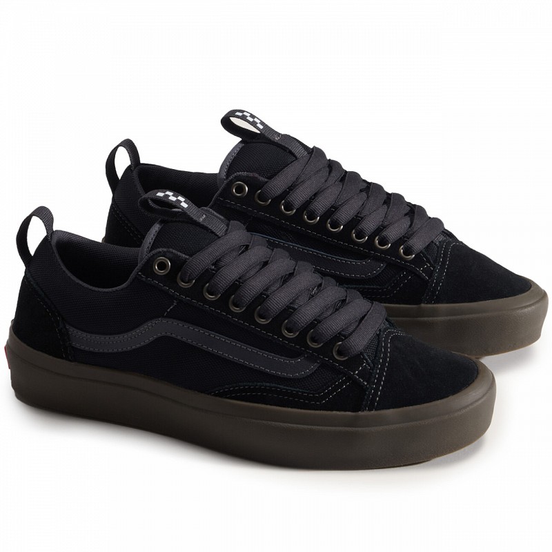 VANS SKATE OLD SKOOL 36+ BLACK/CHARCOAL/GUM