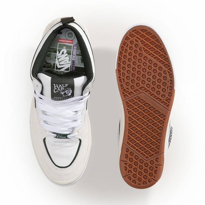 VANS X UNA FARRAR SKATE HALF CAB WAFFLECUP BLANC DE BLANC