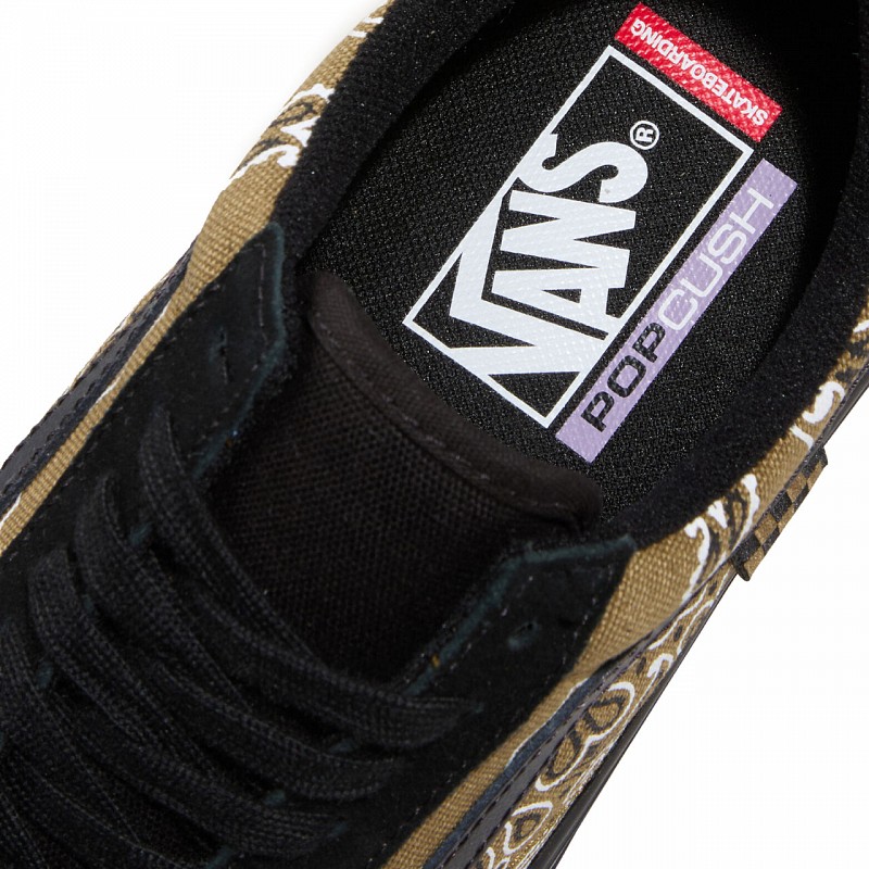 VANS SKATE OLD SKOOL BANDANA BLACK/OLIVE