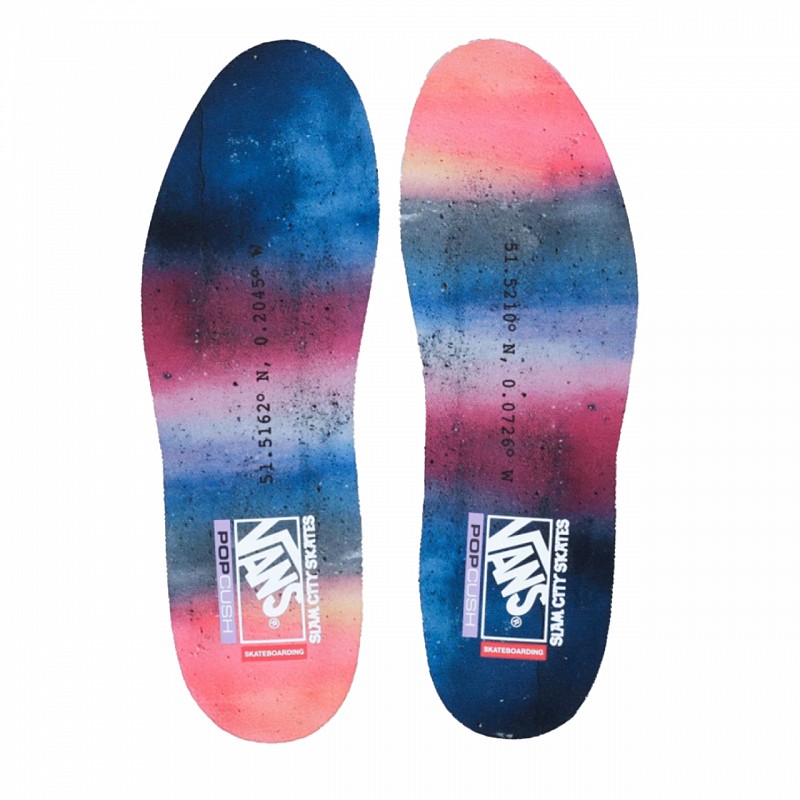 VANS X SLAM CITY SKATES SKATE ERA BLUE/MARSHMALLOW